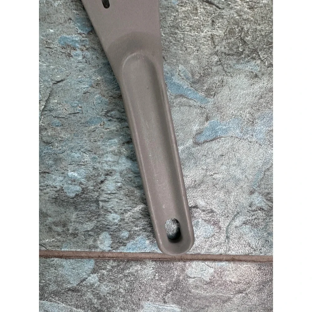 Matfer Bourgeat Exoglass Pelton Slotted Spatula Grey 12